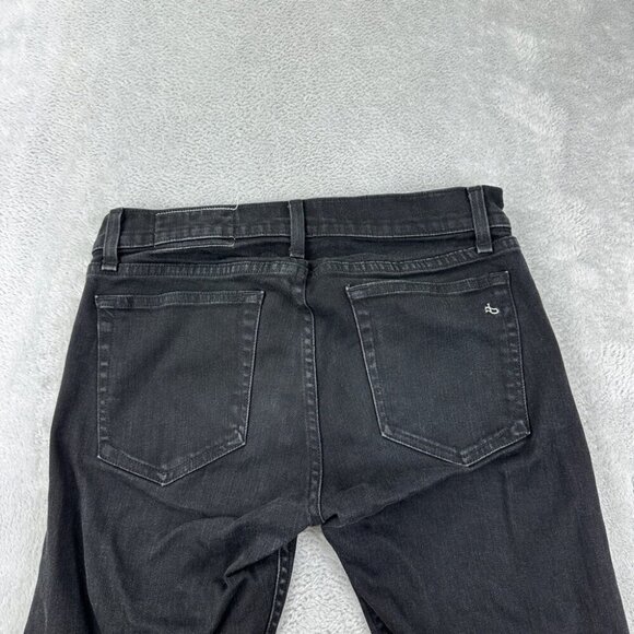 Rag & Bone Black Denim Skinny Jeans Men’s Size 32 US - Picture 7 of 11